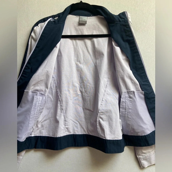 Nike Dri fit cotton blend light  weight full zip jacket Sz M - Picture 3 of 12